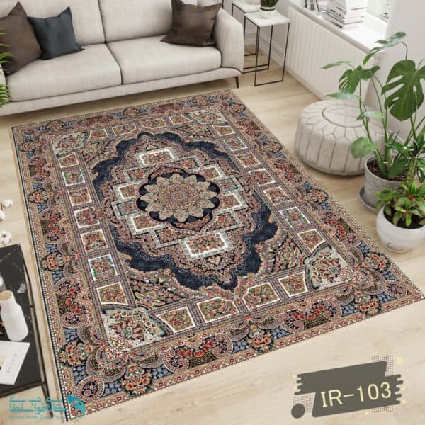 روفرشی مخمل طرح گلستان