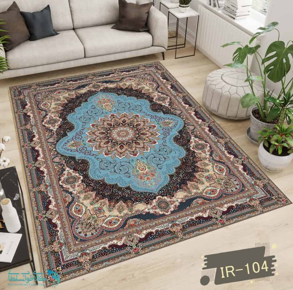 روفرشی مخمل طرح فرش