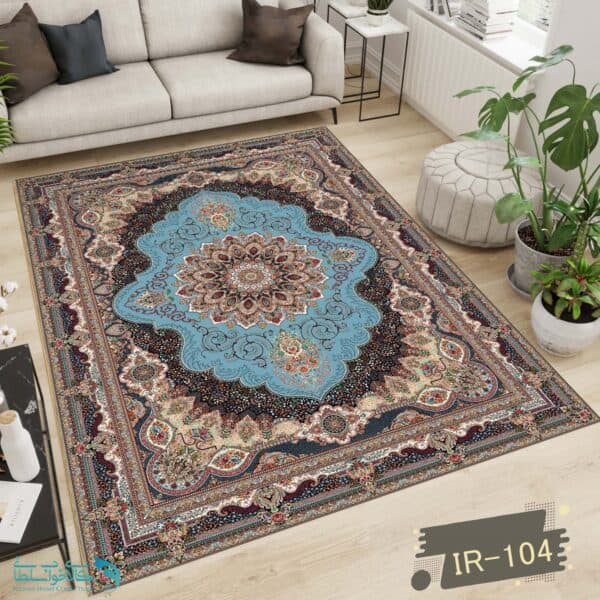 روفرشی مخمل طرح فرش