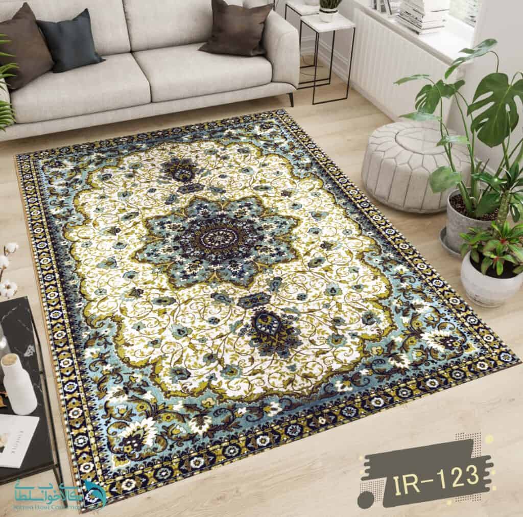 روفرشی مخمل طرح گندم