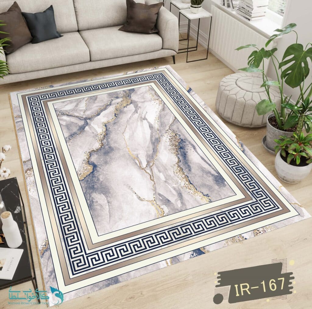 روفرشی مخمل طرح مرمر