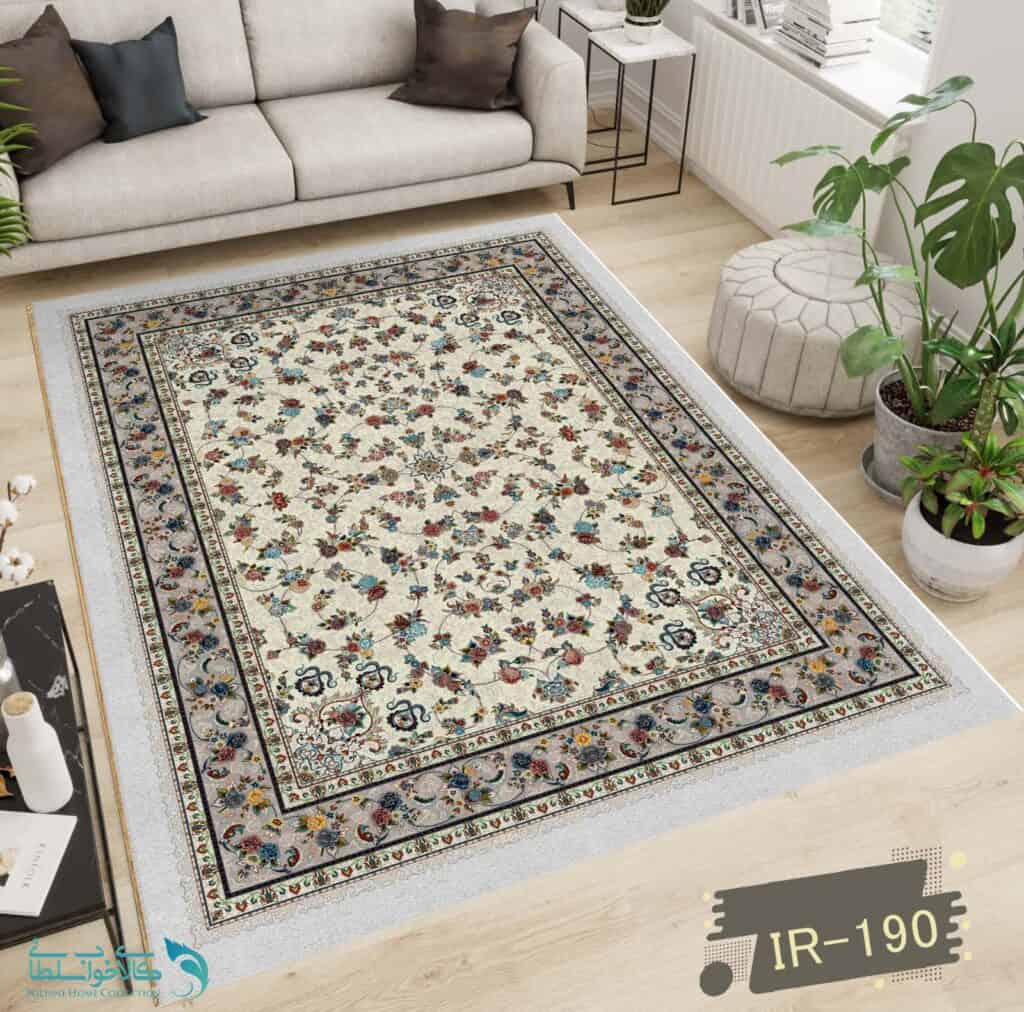 روفرشی مخمل طرح فرش افشان