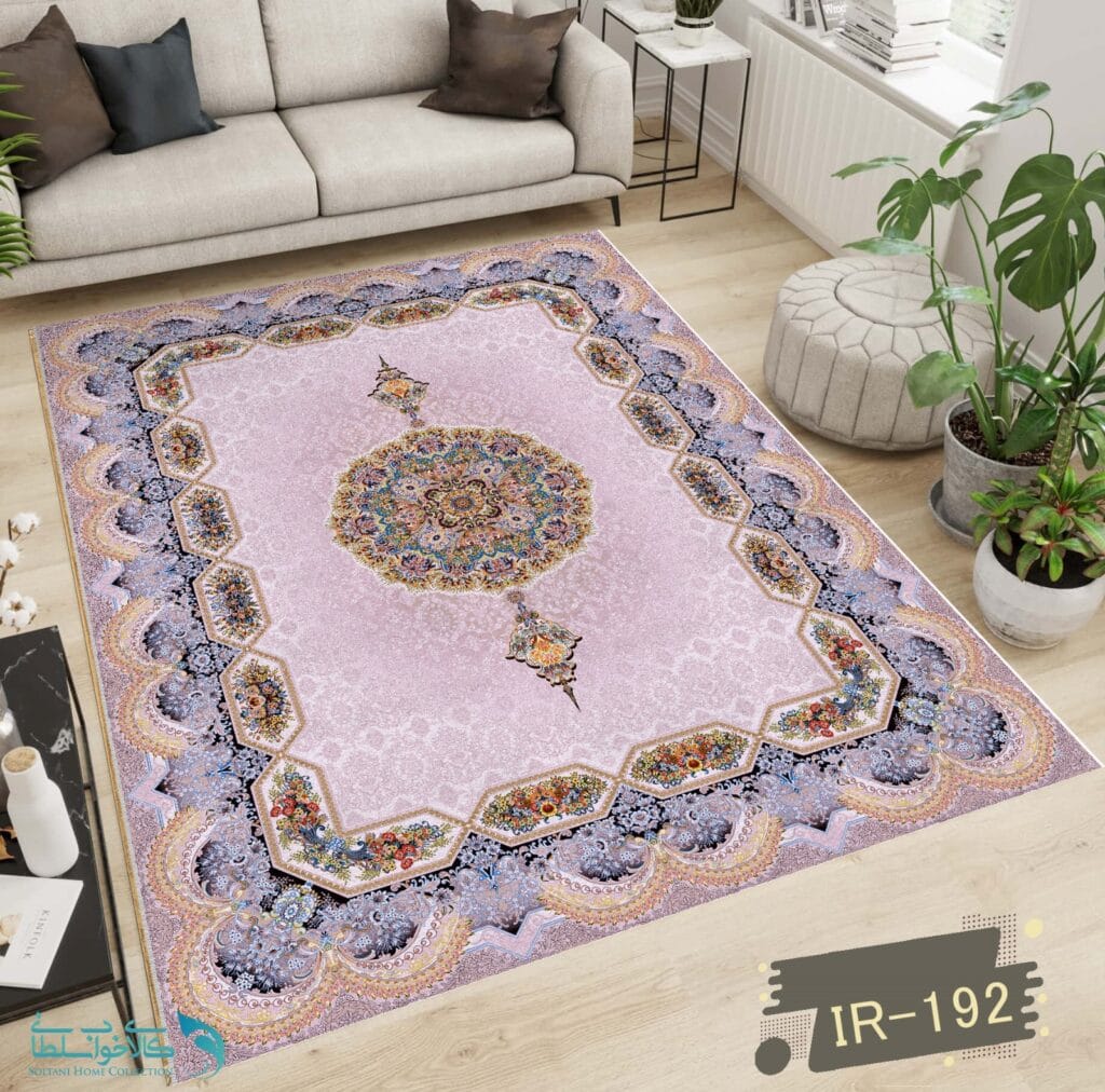روفرشی مخمل طرح فرش