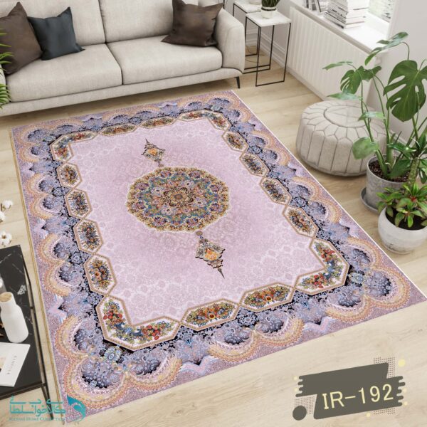 روفرشی مخمل طرح فرش