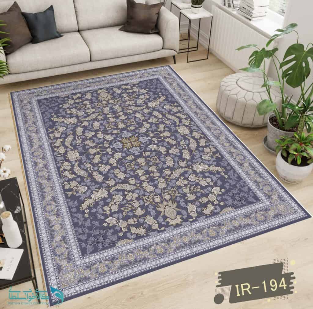 روفرشی مخمل طرح فرش افشان گل رز