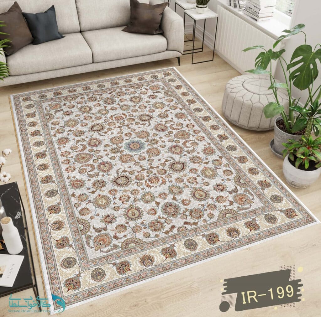 روفرشی مخمل طرح افشان عباسی