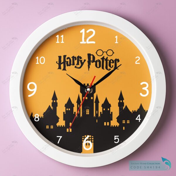 ساعت دیواری پسرانه طرح هری پاتر (Harry Potter)